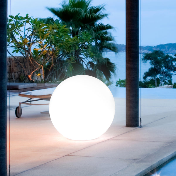 35CM OUTDOOR FULLMOON LED RGB Ball Light Solar Charging IP65