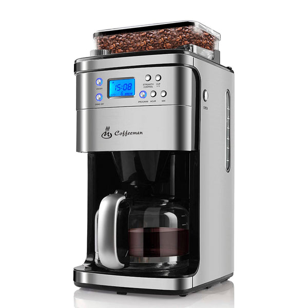 12 Cup Programmable Drip Coffee Machine With Auto-Grinding