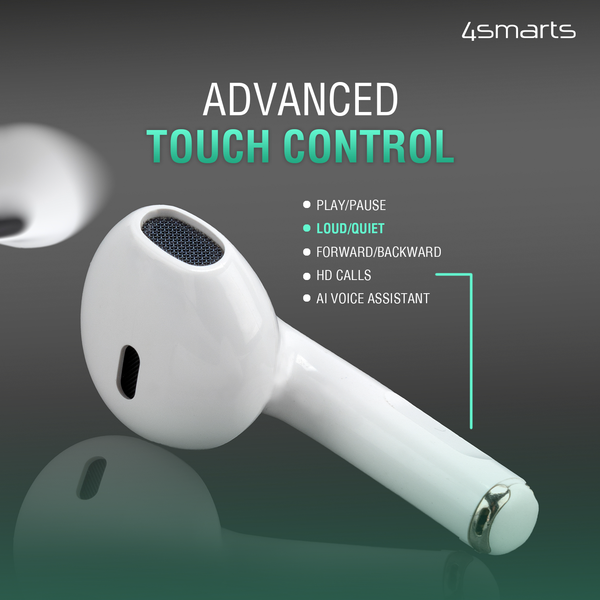 TWS Bluetooth Earphone - SkyPods Pro Headphone, White - Wireless Headphones
