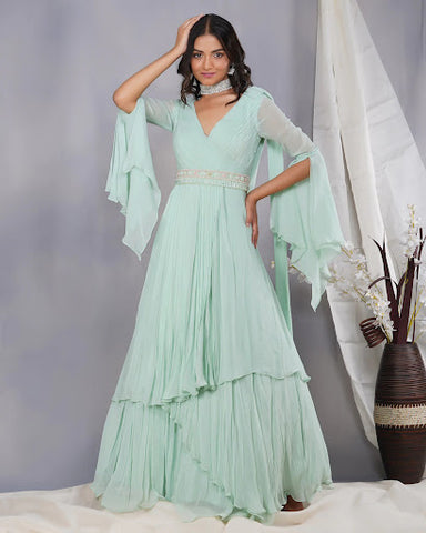 Elegant Anarkali Designer Dress for a Stunning Party Look