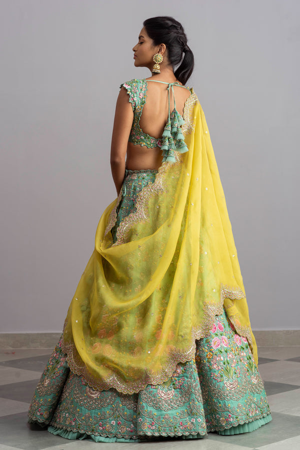 Mint Green Lehengas to Make 'em go Green with Envy!