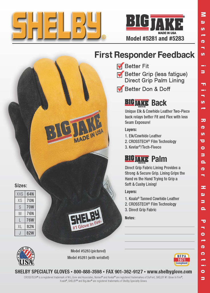 big jake leather gloves