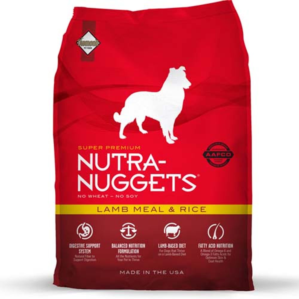 NUTRA NUGGETS LAMB MEAL & RICE 1 KG