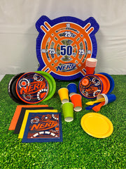 Nerf Themed Party Supplies with PInata