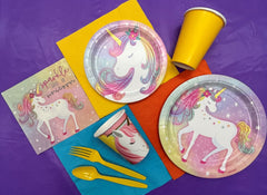 Unicorn Celebration 9in Plates