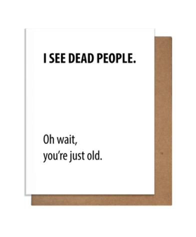 Dead People Greeting Card