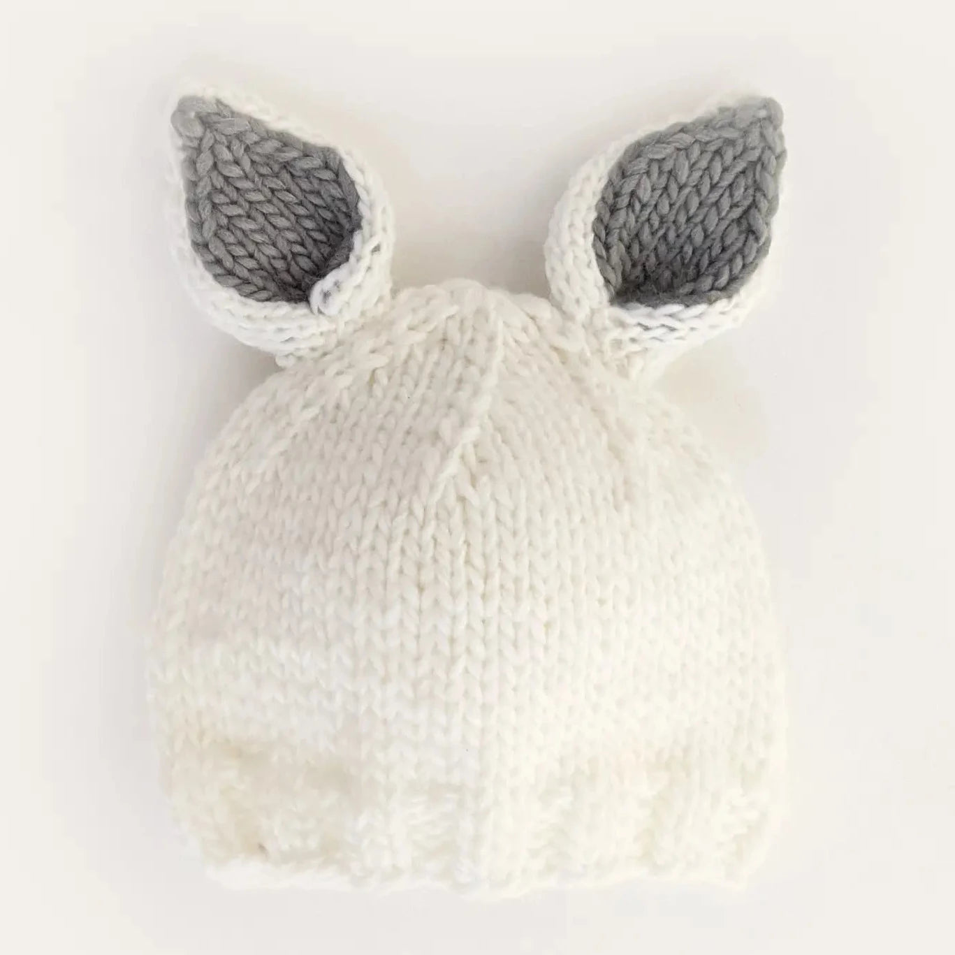 Bunny Ears White with Beanie Hat – Adelina Social Goods