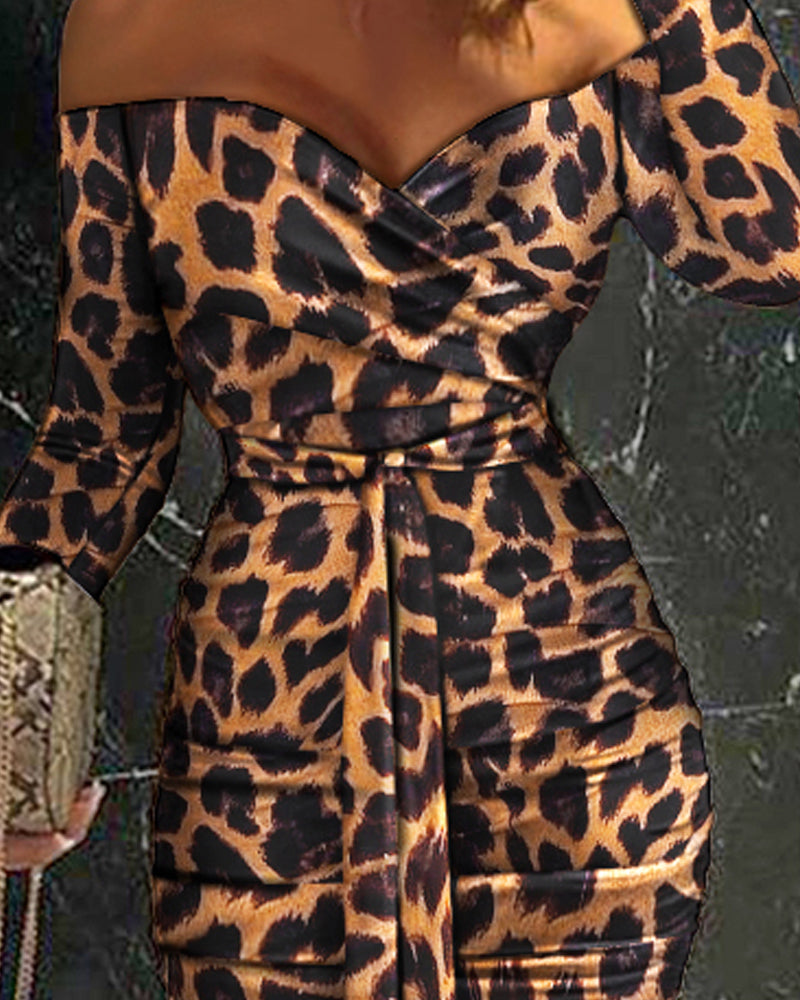 Classy Leopard Dress