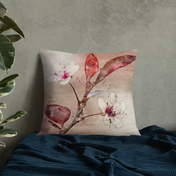 Art Premium  Decorative Throw Pillow & Cushion - Cherry Blossom 2