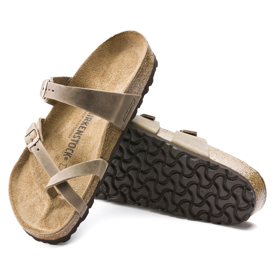 birkenstock mayari metallic taupe