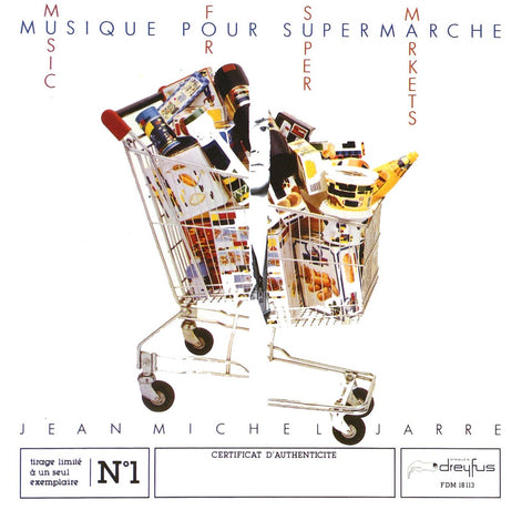 Jean-Michel Jarre Music for Supermarkets Album Cover
