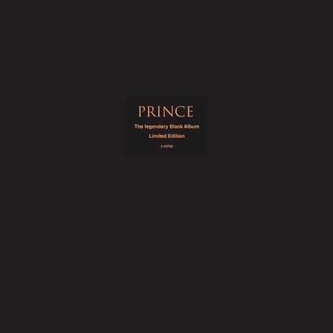 Prince The Black Album album cover