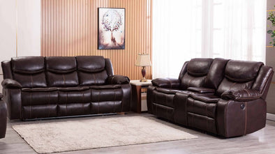 air leather recliner