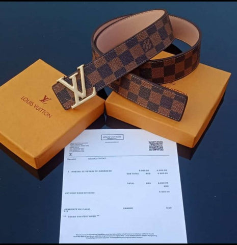 Louis Vuitton Black Reversible Belt – LUXZILLA