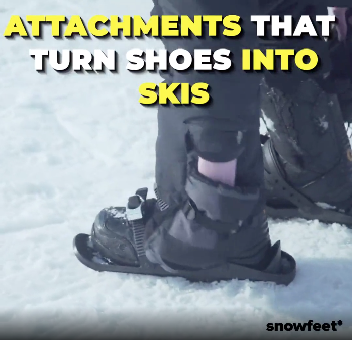 Skiboards | Snowblades | Skiblades | Short Skis | Mini Skis for Snow by  Snowfeet | 65 cm