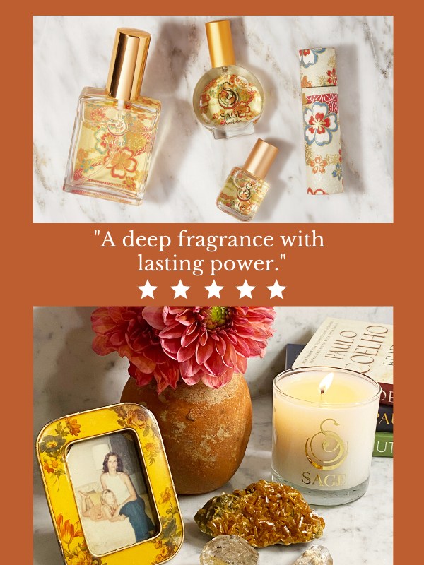 Amber Gemstone Perfume Collection by Sage Machado