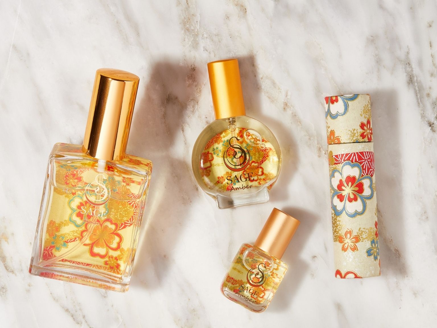 Amber Gemstone Perfume Collection by Sage Machado