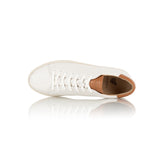 Dan Sneakers in Off White and Summer Camel Leather