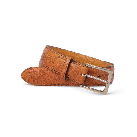 Kiton Belt Brown K Buckle - Narrow Leather Men Belt 95 / 38 Sale