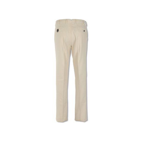 PT01 Beige Stretch Cotton Superslim Pants in Brown for Men