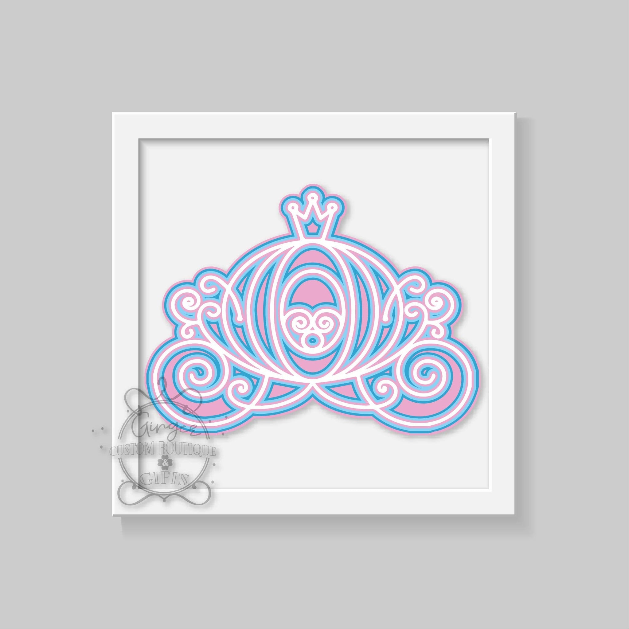 Download 3d Disney Cinderella Carriage Svg Ginger Custom Boutique