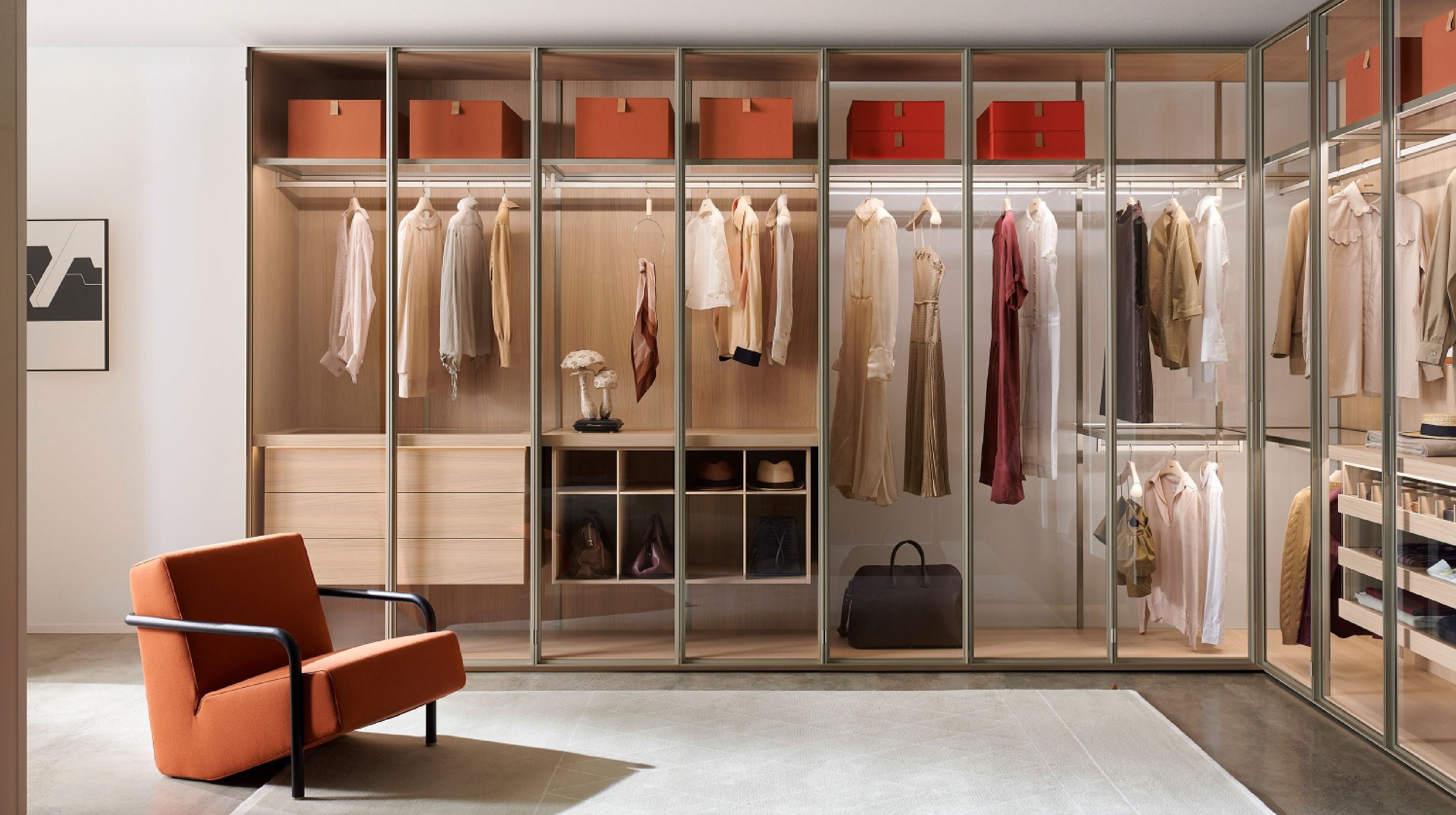 Porro closet collection at Livingspace Interiors Vancouver