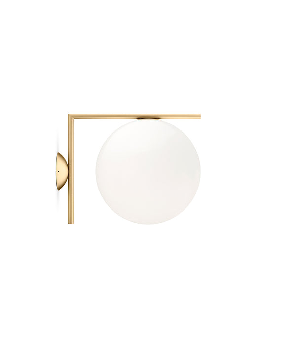 Flos IC C/W1 DOUBLE EU/SA OTT Wall Lights gold/brass