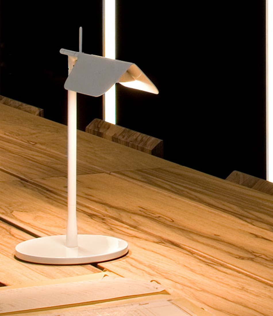 Tab LED Table Lamp with a 90 - Degree Rotatable Head