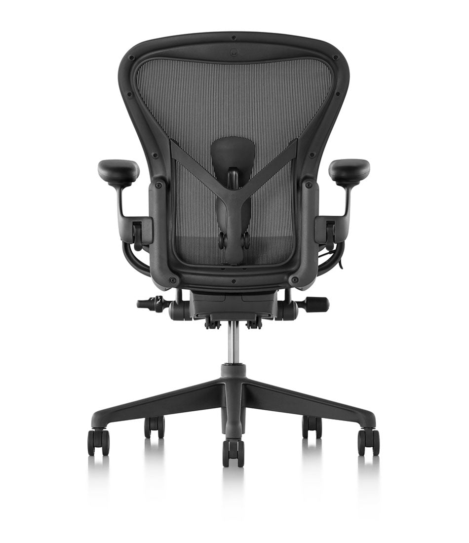 graphite aeron chair