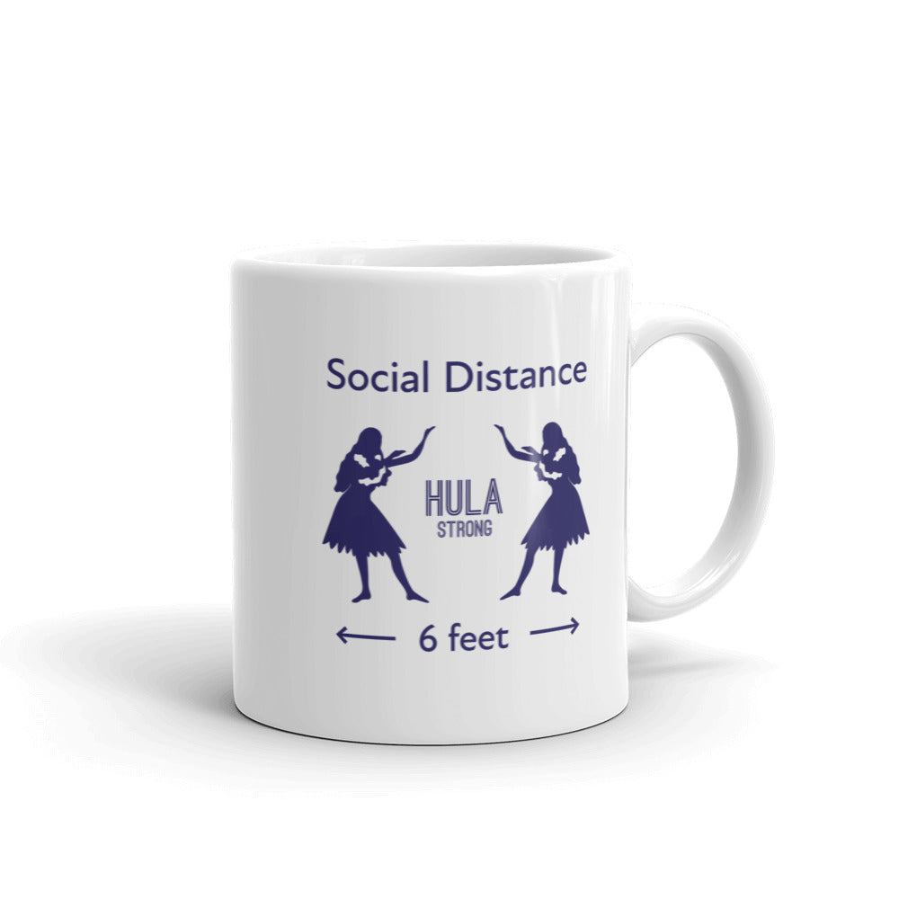 Mug HULA STRONG Girl #3 (Social distance)