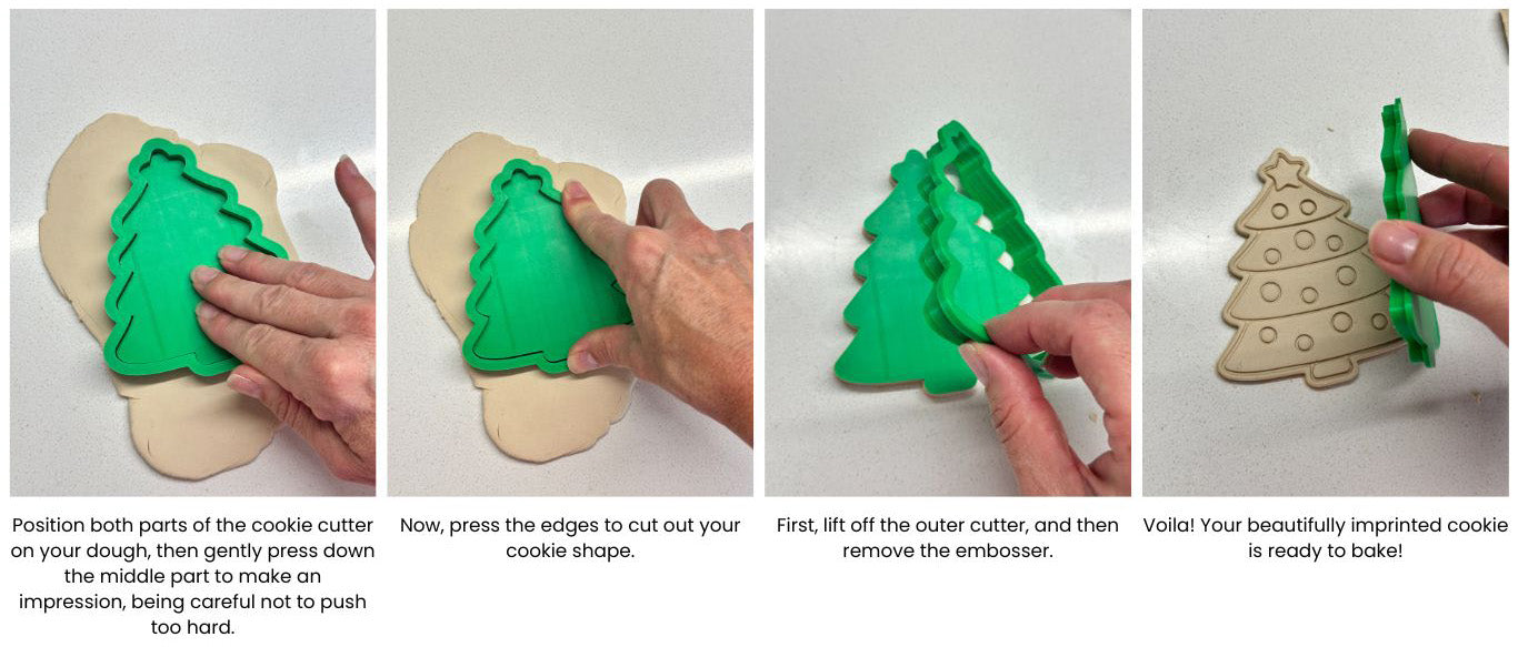 How to use the cookie cutter embosser