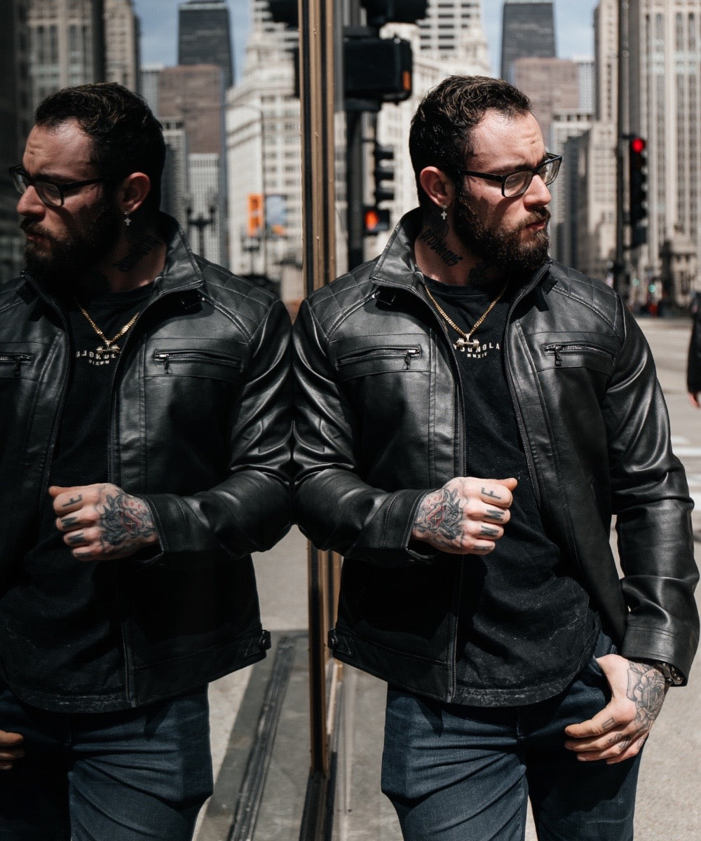 'Maverick' Leather Jacket – MistyMen