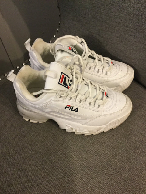 girls white fila