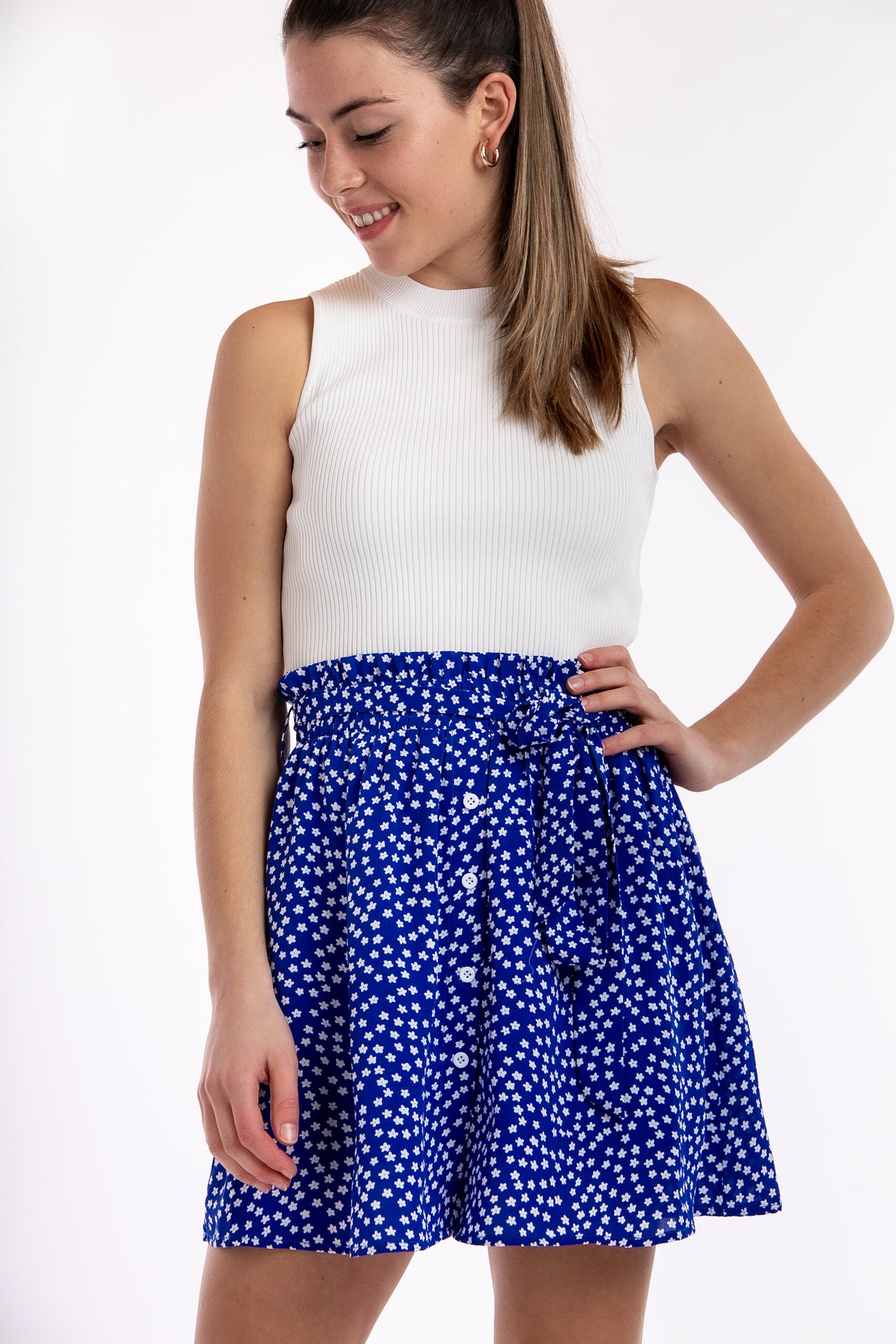 Skirt/Short - Blue/White