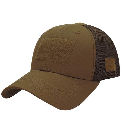 Armycrew Low Profile Air Mesh Tactical Cap with 6 Loop Patch Areas