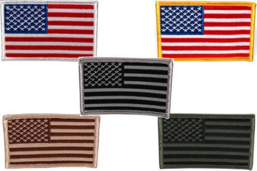 Buy Wholesale China Reverse American Flag Embroidered Patch Patriotic Usa  Us Embroidery Patch Brand New Us Flag Shoulder & Embroidery Patch Iron On  Patch at USD 0.6