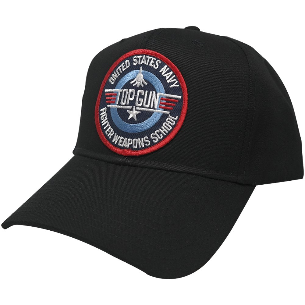 AC Racing US Navy Top Gun Patch Snapback Trucker Mesh Cap - Fighter Weapons School