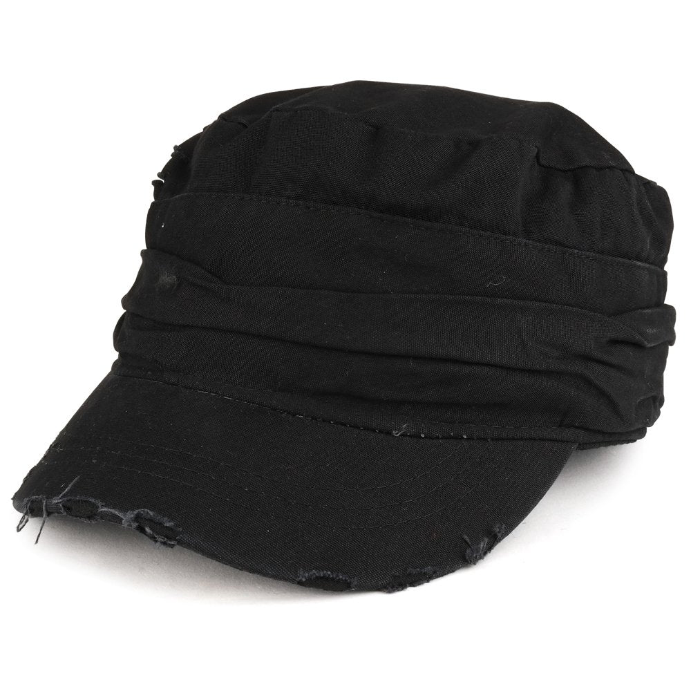 Armycrew Stretchable Cadet Style Military Army Cap Fitted