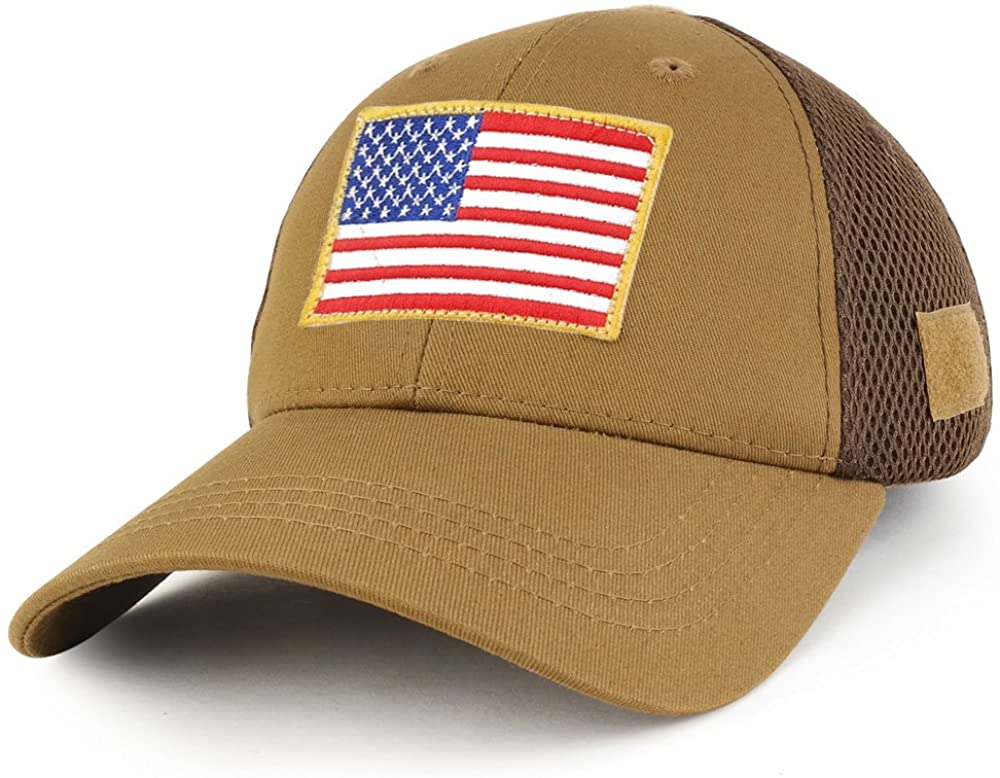 Armycrew Low Profile Air Mesh Tactical Cap with 6 Loop Patch Areas