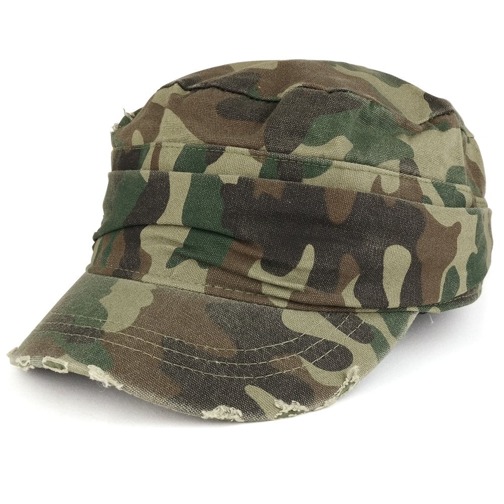 Stretchable Cadet Military Cap Armycrew Fitted Style Army