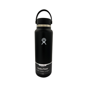 Hydro Flask 40 OZ Wide-Mouth White Water Bottle