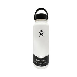 40-Oz Wide Mouth Bottle in Carnation - Coastal Farm, Hydro Flask