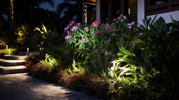 how to chose landscape lighting fixture location