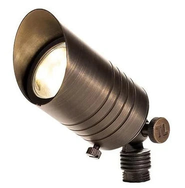 mini classic brass spotlight from total light
