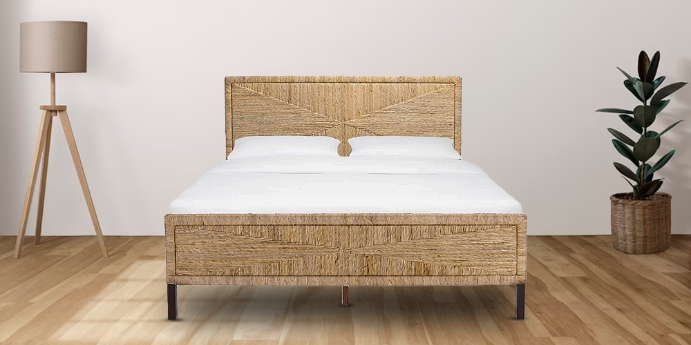 Willa Woven Banana Stem Bed