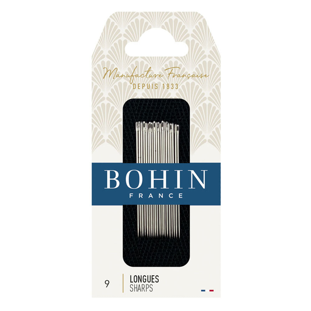 Bohin 80 Count Dark Blue Glass Head Pins | Bohin #98855