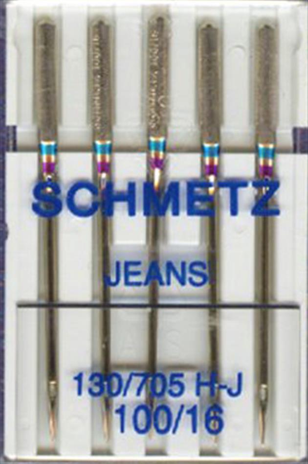 Schmetz Jeans/denim Needles Sewing Machine Needles 90/14, 100/16, 110/18  Art.1836 