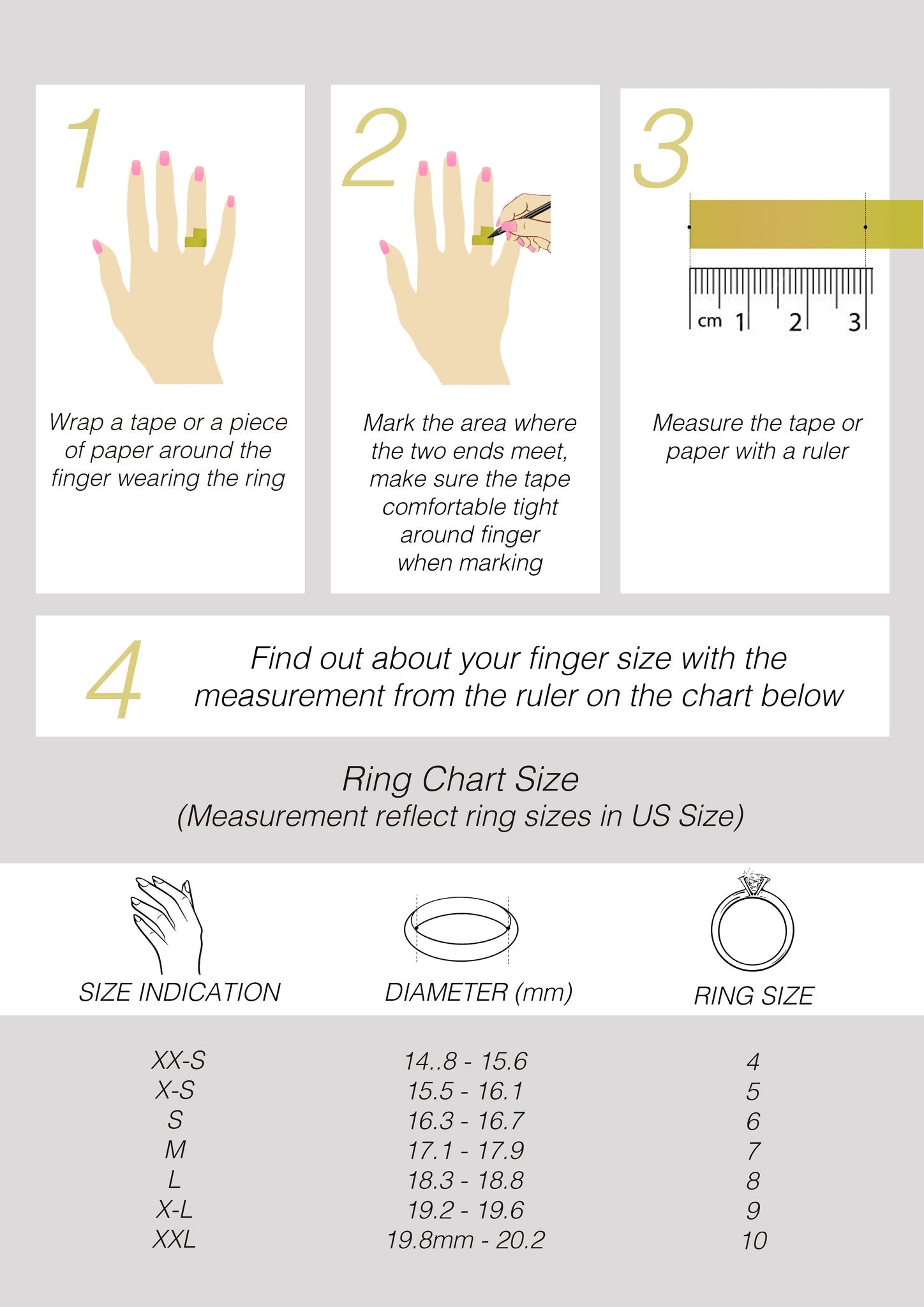 ring size chart