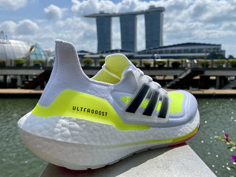 Adidas Ultraboost 21 Running Shoes Side View