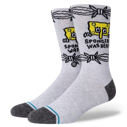 SpongeBob SquarePants Imagination Bob Light Weight Cotton Crew Socks